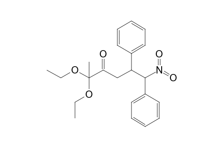 anti-2,2-Diethoxy-6-nitro-5,6-diphenylhexan-3-one