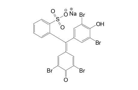 alpha-(3,5-dibromo-4-hydroxyphenyl)-alpha-(3,5-dibromo-4-oxo-2,5-cyclohexadien-1-ylidene)-o-toluenesulfonic acid, monosodium salt