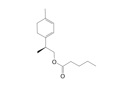 (8S)-(-)-p-mentha-1,3-dien-9-yl valerate