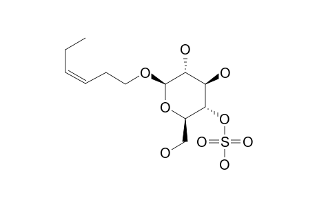 SULFATRICALYSINE-C;(Z)-HEX-3-EN-1-OL-[1-O-(4'-O-SULFATE)-BETA-D-GLUCOPYRANOSIDE]