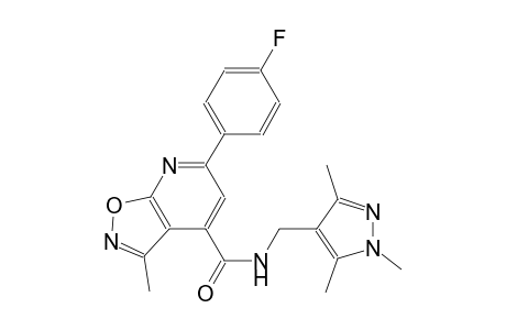 isoxazolo[5,4-b]pyridine-4-carboxamide, 6-(4-fluorophenyl)-3-methyl-N-[(1,3,5-trimethyl-1H-pyrazol-4-yl)methyl]-