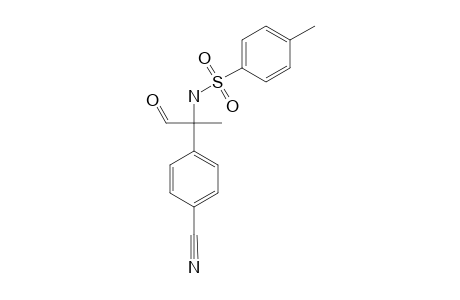 2-(4'-CYANOPHENYL)-2-(4''-TOLUENE)-SULFONYLAMINOPROPIONALDEHYDE