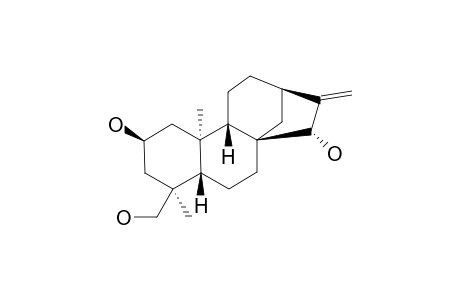 PTEROKAURANE_M_1;2-BETA,15-ALPHA,18-TRIHYDROXY-ENT-KAUR-16-ENE