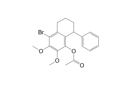 1-Naphthalenol, 4-bromo-5,6,7,8-tetrahydro-2,3-dimethoxy-8-phenyl-, acetate