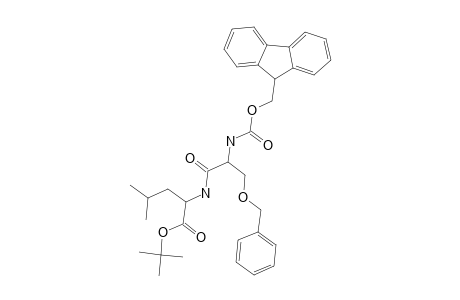 N-(ALPHA)-(FLUORENYL-METHOXYCARBONYL)-O-(BENZYL)-SERYLLEUCINE-TERT.-BUTYLESTER