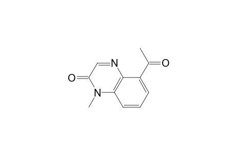 1-methyl-5-acetylquinoxalin-2-one