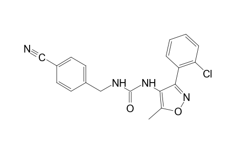 1-[3-(o-chlorophenyl)-5-methyl-4-isoxazolyl]-3-(p-cyanobenzyl)urea