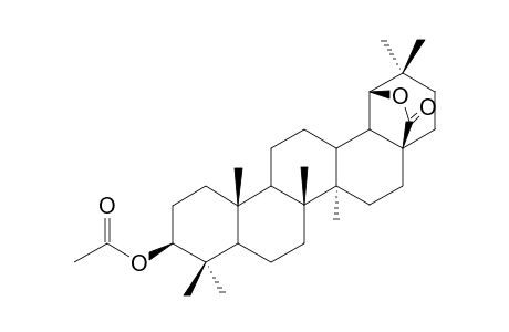 3-BETA-ACETOXY-12,13-DIHYDRO-OLEAN-28->19-BETA-LACTONE