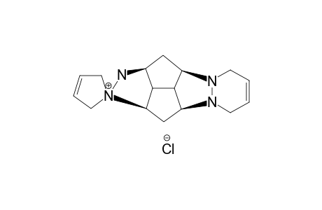 2,7,11,12-TRIAZAPENTACYCLO-[11.2.1.0(2,7).0(8,15).0(10,14)]-HEXADEC-4-ENE-11-SPIROPYRROLINIUM-CHLORIDE