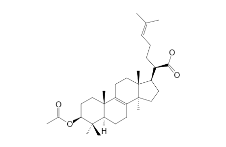 3-BETA-ACETOXY-5-ALPHA-LANOSTA-8,24-DIEN-21-OIC-ACID