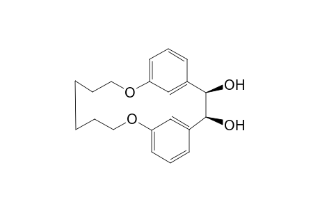 (cis)-1,4(1,3)-Dibenzena-5,12-dioxacyclododecaphane-2,3-diol