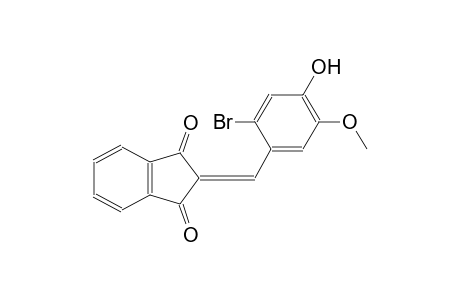 2-(2-bromo-4-hydroxy-5-methoxybenzylidene)-1H-indene-1,3(2H)-dione