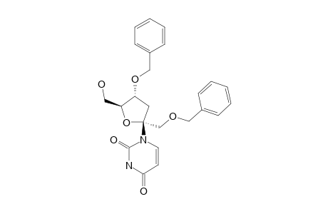 1-[1',4'-DI-O-BENZYL-3'-DEOXY-BETA-D-PSICOFURANOSYL]-URACIL