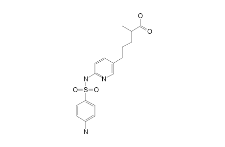 5-[6-(4-AMINOBENZENESULFONYLAMINO)-PYRIDIN-3-YL]-2-METHYL-PENTANOIC-ACID