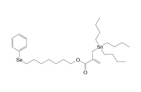 7-Phenylselenoheptyl 2-(tri-n-butylstannylmethyl)propenoate