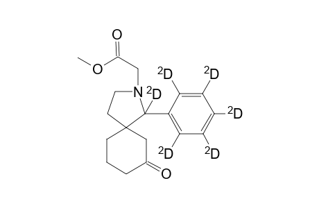 1-(Phenyl-D5)-1-deuterio-2-(methoxycarbonyl)methyl-2-azaspiro[4.5]decan-9-one isomer