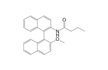 (S)-N-(2'-Methoxy-[1,1']binaphthalen-2-yl)butyramide