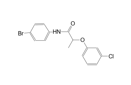 N-(4-bromophenyl)-2-(3-chlorophenoxy)propanamide