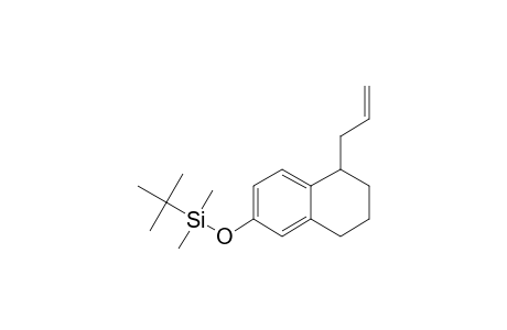 1-ALLYL-6-TERT.-BUTYLDIMETHYLSILOXY-1,2,3,4-TETRAHYDRO-NAPHTHALENE