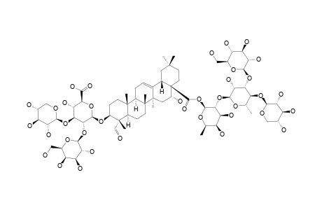 RP-68996;3-O-BETA-D-GALACTOPYRANOSYL-(1->2)-[BETA-D-XYLOPYRANOSYL-(1->3)]-BETA-D-GLUCURONOPYRANOSYL-QUILLAIC-ACID-28-O-BETA-D-GLUCOPYRANOSYL-(1->3