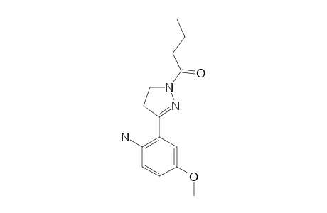 1-PROPYLCARBONYL-3-(2-NITRO-5-METHOXYPHENYL)-4,5-DIHYDRO-1H-PYRAZOLE