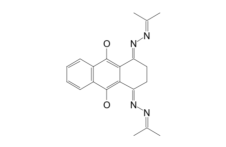 2,3-DIHYDRO-9,10-DIHYDROXY-1,4-ANTHRACENDIONE-BIS-(ACETONEHYDRAZONE)