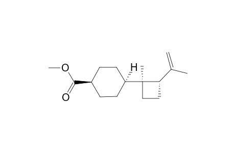 METHYL-(CIS)-4-[(1R,2S)-2-ISOPROPENYL-1-METHYLCYCLOBUTYL]-CYCLOHEXANE-1-CARBOXYLATE