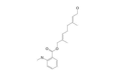 (E,E)-8-O-(2-N-METHYL-AMINOBENZOYL)-3,7-DIMETHYL-2,6-OCTANDIEN-1-OL