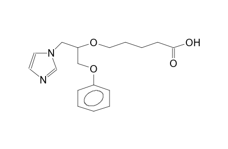 PENTANOIC ACID, 5-[1-(1H-IMIDAZOL-1-YL-METHYL)-2-PHENOXYETHOXY]-