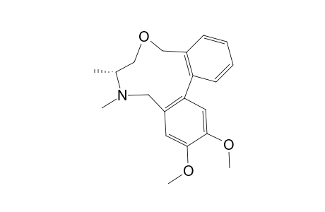 (M,10R)-4,5-DIMETHOXY-9,10-DIMETHYL-12-OXA-9-AZATRICYCLO-[12.4.0.0(2,7)]-OCTADECA-1(14),2,4,6,15,17-HEXAENE