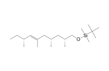 (3R,4E,7S,9R)-10-(TERT.-BUTYLDIMETHYLSILYLOXY)-3,5,7,9-TETRAMETHYL-DEC-4-ENE