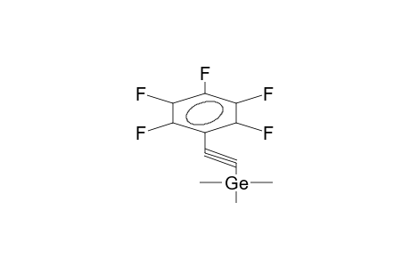 PENTAFLUOROPHENYL(TRIMETHYLGERMYL)ACETYLENE