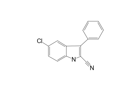 5-CHLORO-3-PHENYL-1H-INDOLE-2-CARBONITRILE