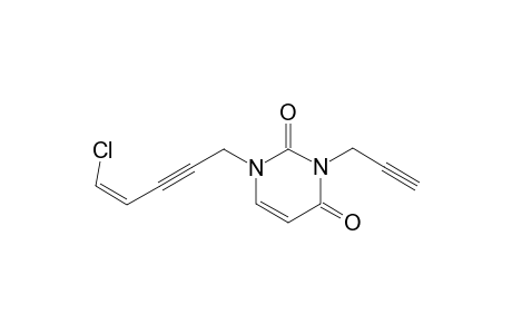 [N1-(5-CHLOROPENT-4-ENE-2-YNE-1-YL)-N3-(PROP-2-YNE-1-YL)]-URACIL