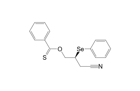 Benzenecarbothioic acid, S-[3-cyano-2-(phenylseleno)propyl]ester