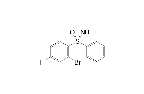 (2-Bromo-4-fluorophenyl)(imino)(phenyl)-.lambda.6-sulfanone