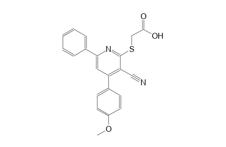 {[3-cyano-4-(4-methoxyphenyl)-6-phenyl-2-pyridinyl]sulfanyl}acetic acid