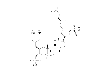 (20R,25R)-5-ALPHA-CHOLESTANE-2-BETA,3-ALPHA,21,26-TETRAOL-2,26-DIACETATE-3,21-DISULFATE