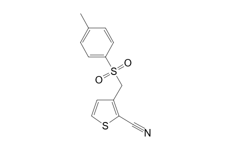 3-[(4-methylphenyl)sulfonylmethyl]thiophene-2-carbonitrile