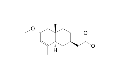 2-ALPHA-METHOXY-EUDESMA-3,11(13)-DIEN-5-ALPHA-H-12-OIC-ACID