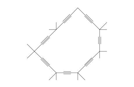 Octamethyl-(5)-pericyclyne