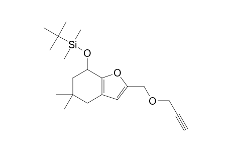 7-(TERT.-BUTYLDIMETHYLSILYLOXY)-4,5,6,7-TETRAHYDRO-5,5-DIMETHYL-2-(2-OXAPENT-4-YNYL)-BENZOFURAN