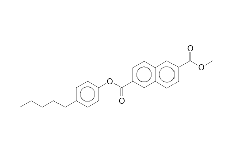 Naphthalene-2,6-dicarboxylic acid, methyl ester 4-pentyl-phenyl ester