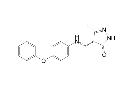 3-methyl-4-[(p-phenoxyanilino)methylene]-2-pyrazolin-5-one