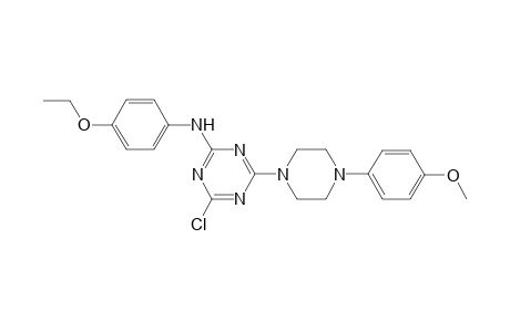 4-Chloro-N-(4-ethoxyphenyl)-6-[4-(4-methoxyphenyl)-1-piperazinyl]-1,3,5-triazin-2-amine