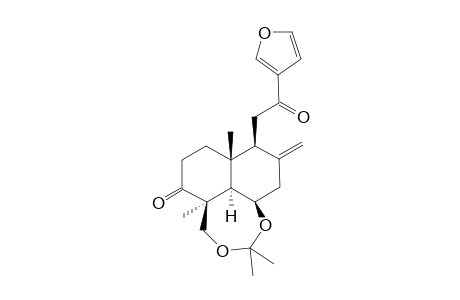 15,16-EPOXY-6-BETA,19-DIISOPROPYLOXY-LABDA-8(17),13(16),14-TRIEN-3,12-DIONE