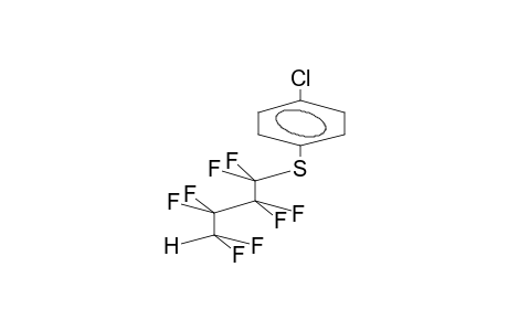 PARA-(4-HYDROPERFLUOROBUTYLTHIO)CHLOROBENZENE