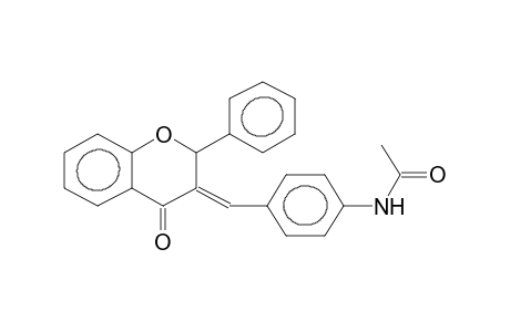 3-(4-ACETAMIDOBENZYLIDENE)FLAVANONE