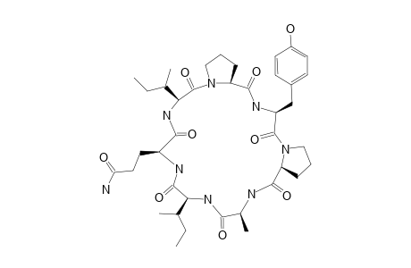 STYLISSMIDE_E;CYCLO-(CIS-PRO-(1)-TYR-(2)-TRANS-PRO-(3)-ALA-(4)-ILE-(5)-GLN-(6)-ILE-(7))