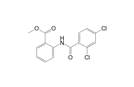 N-(2,4-dichlorobenzoyl)anthranilic acid, methyl ester